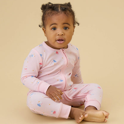 Enchanted Bunnies Clever Zip Sleepsuit
