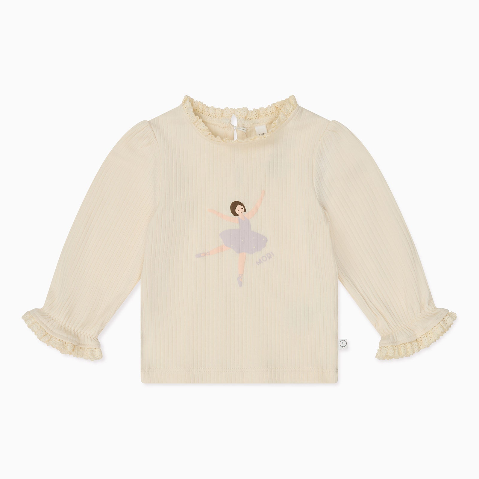 Ballerina Frilled Ribbed Top
