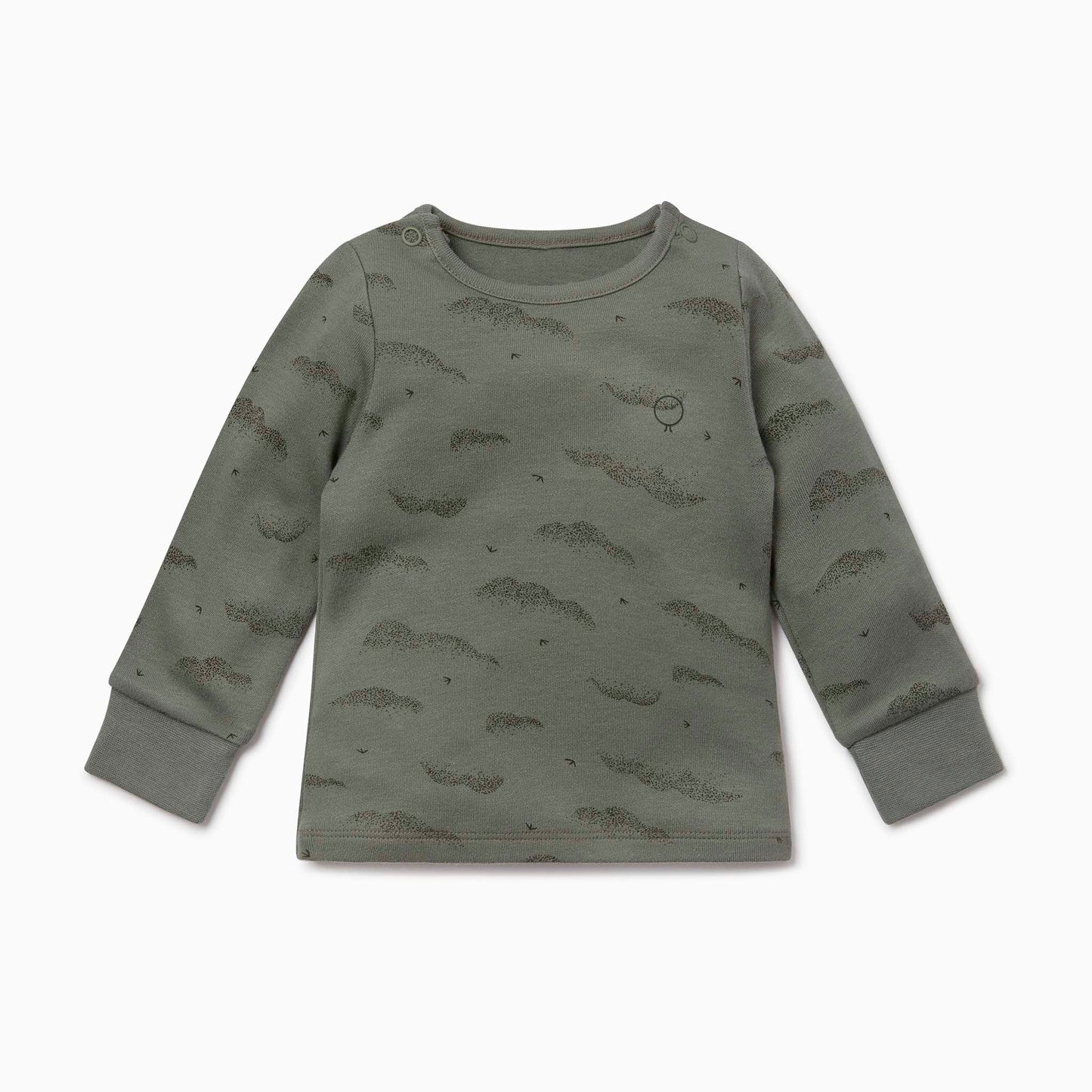 Khaki Cloud Long Sleeve T-Shirt & Leggings Set