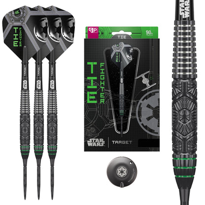 TARGET x STAR WARS - 24g - Tie Fighter - Steel Tip Swiss Point - 90% Tungsten Darts