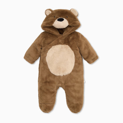Bear Faux Fur Pramsuit