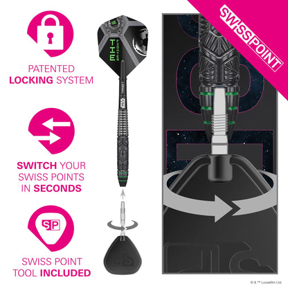 TARGET x STAR WARS - 24g - Tie Fighter - Steel Tip Swiss Point - 90% Tungsten Darts