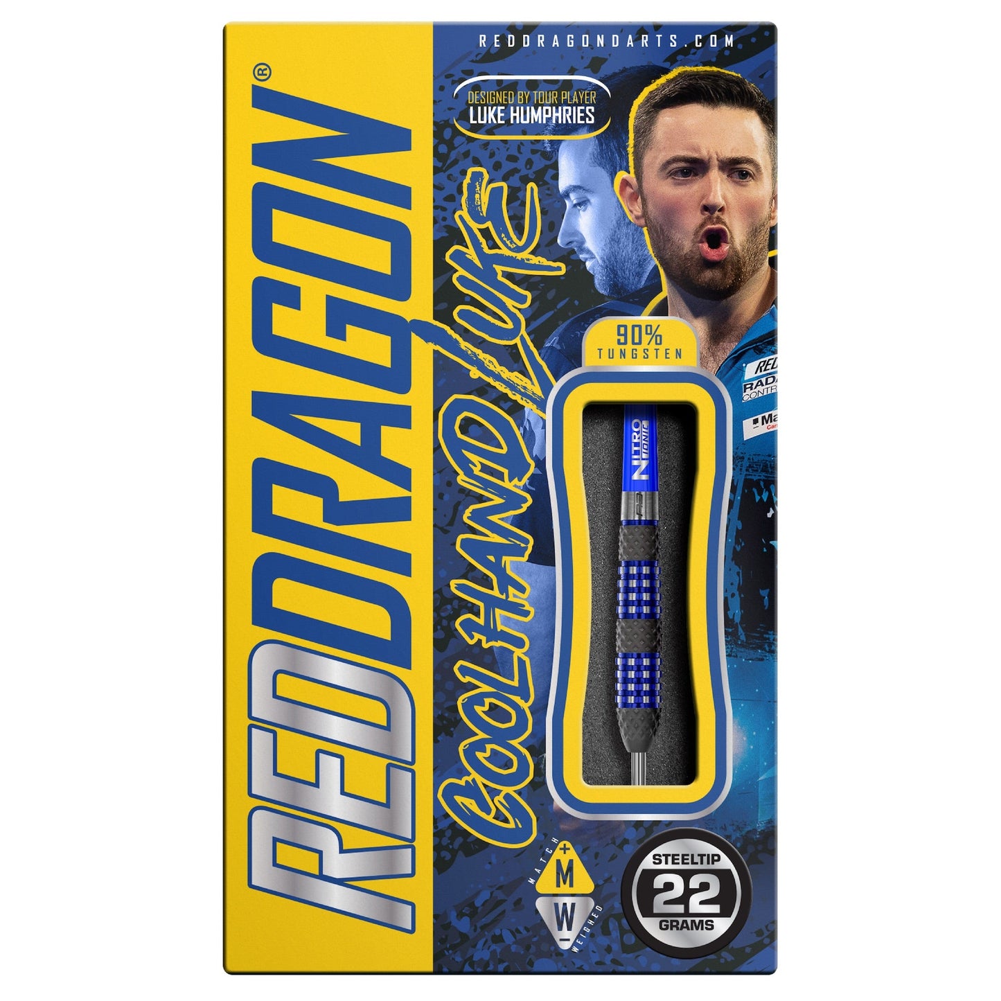 RED DRAGON - Luke Humphries TX2 Atomised Darts - 90% Tungsten - 22g
