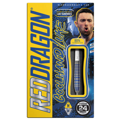 RED DRAGON - Luke Humphries TX3 Cool Blue SE Darts - 90% Tungsten - 24g