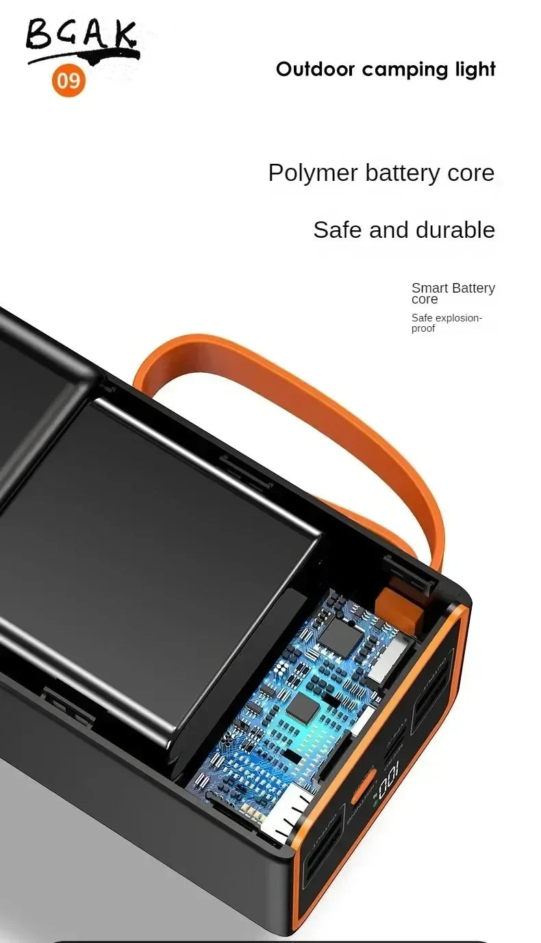 500000mah 100000mah 200000mah 300000mah Upgraded Version Super power bank fast charge with LED Super Large Capacity