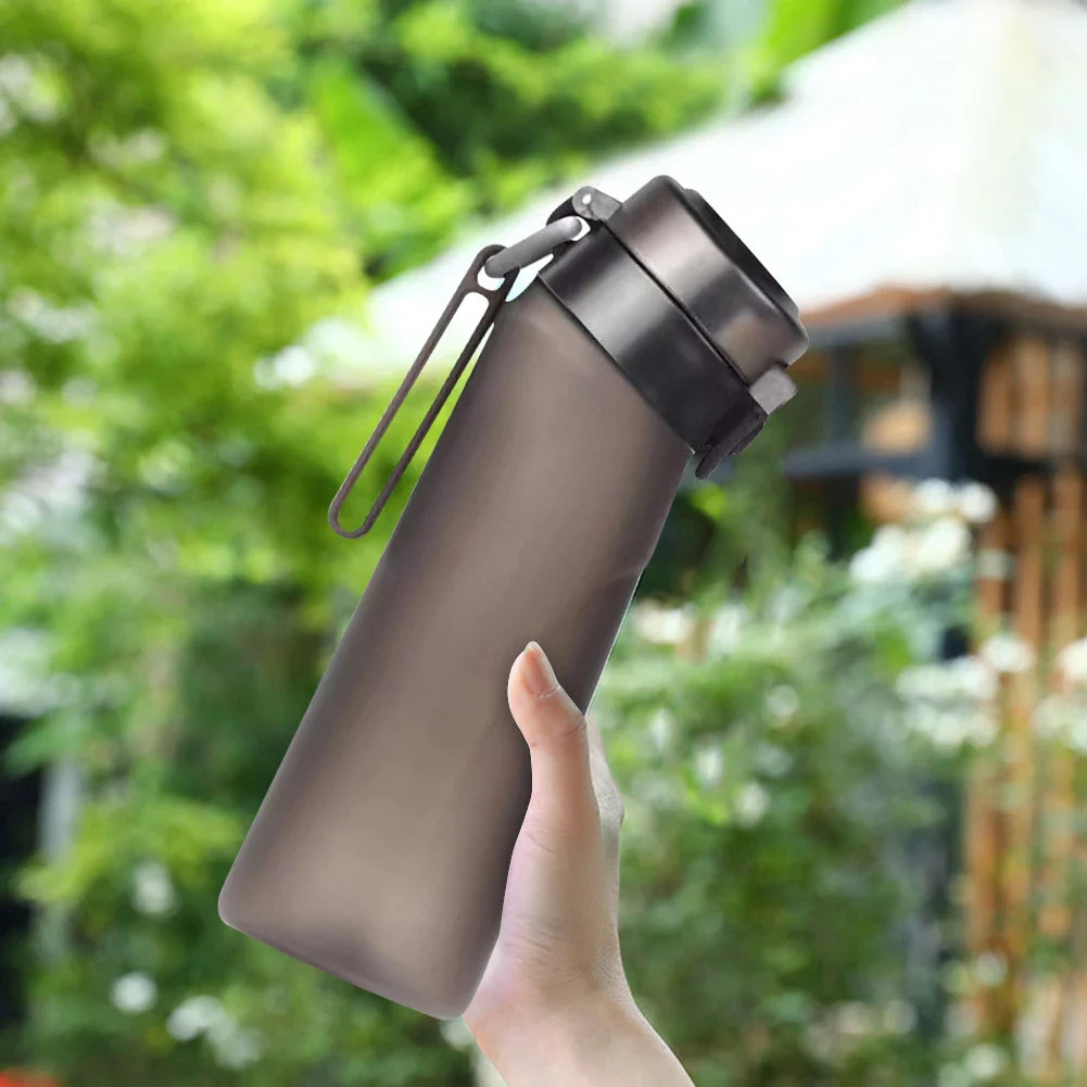 650ML Flavored Water Bottle Sports Drinking Bottle Fruit Fragrance Pods Water Cups for Outdoor Camping Gym Fitness Bottles