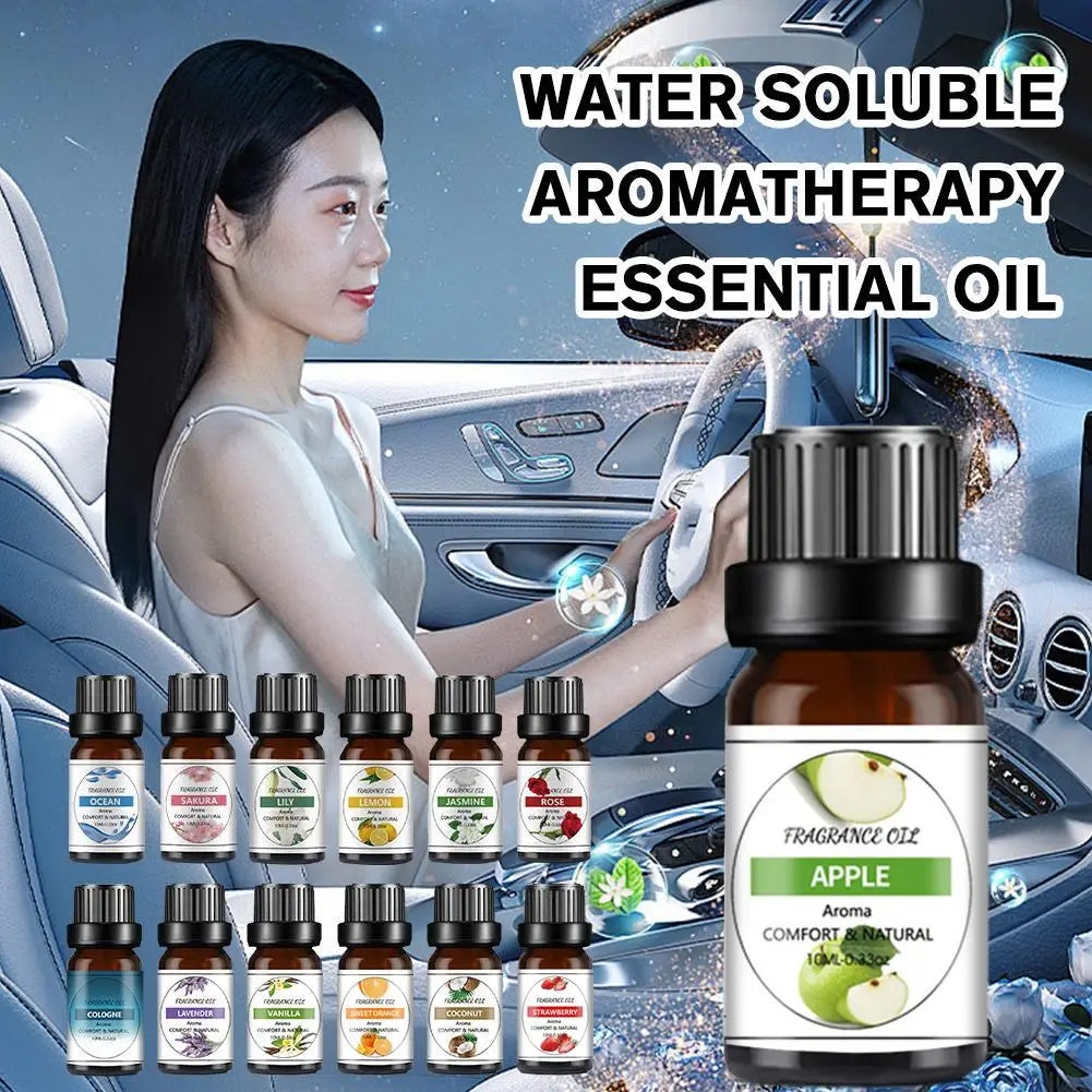 10ML Essential Oils Lavender Jasmine Essence Fragrance Oil for DIY Scented Candle Soap Car Air Freshener Perfume