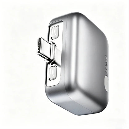 1pcs  Charging Power Bank with Detachable Wall Plug, Portable Charger with Built-in Charging Cable,Smart Auto Disconnect Tech