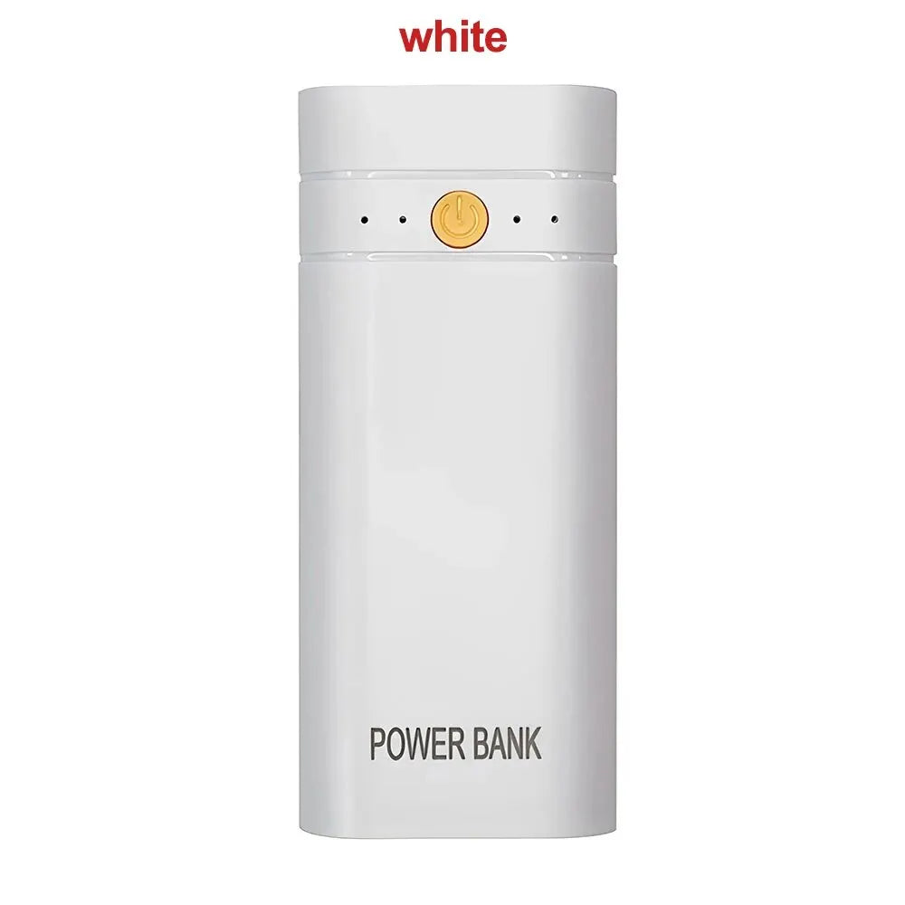 2X 18650 Portable Power Bank Kit USB Type-C Battery Charger Case DIY Power Bank Box Power Bank Shell Case Box Charge Storage Box