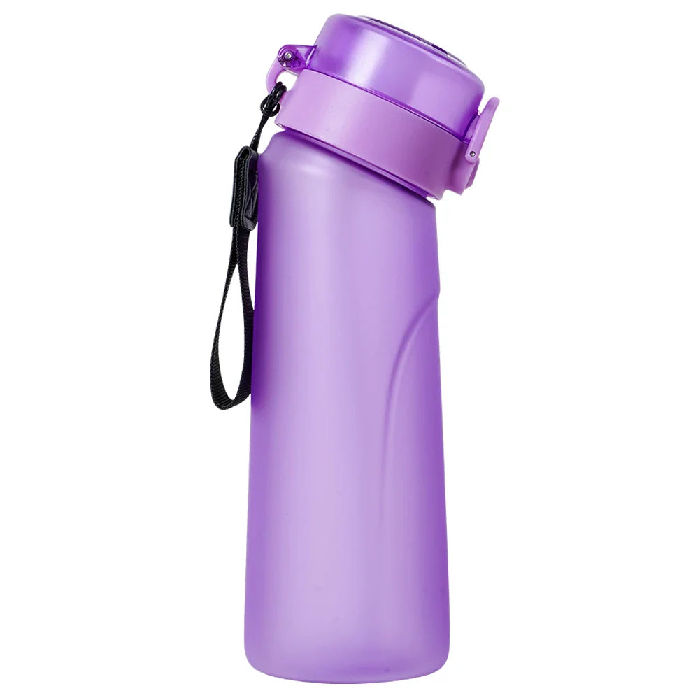 650ML Flavored Water Bottle Sports Drinking Bottle Fruit Fragrance Pods Water Cups for Outdoor Camping Gym Fitness Bottles