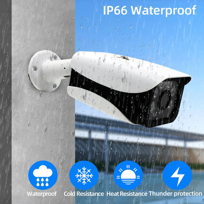 5MP Wired CCTV Analog Security Camera Outside Street Waterproof AHD Dome Video Surveillance Camera BNC XMEYE 4K 5MP AHD DVR View