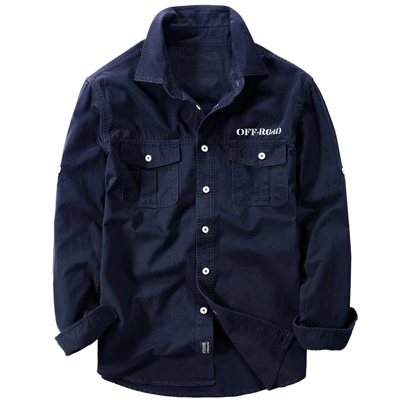 Brand Cotton Shirt Men's Spring Casual Cargo Shirts Male Long Sleeves Shirts Camiseta Masculina Plus Size 5XL 6XL