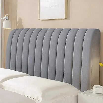 Bed Headboard Cover Luxury Soft Thick Velvet All-inclusive Solid Color Bedside Bed Back Dust Protector Home Room Bed