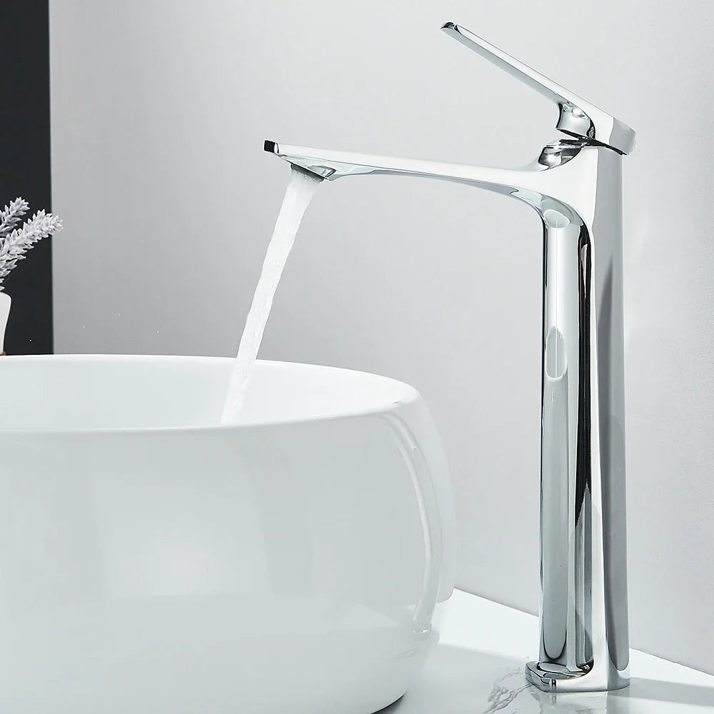 Black Bathroom Sink Faucet for Two Hole Kitchen Stainless Steel Washbasin Shower Faucet Accessories Hot & Cold Water Mixer Tap
