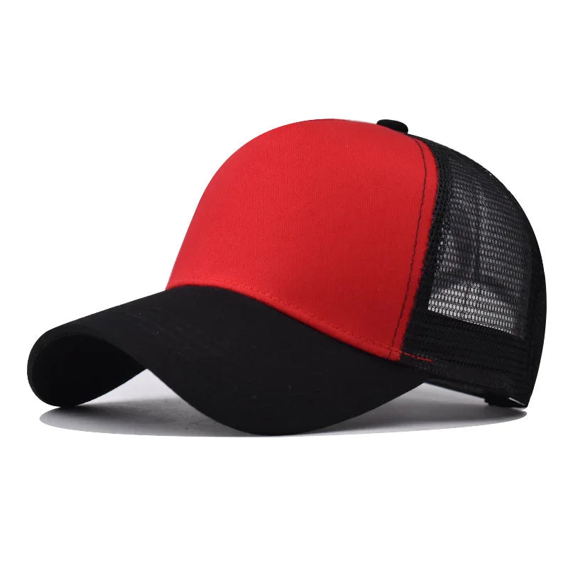 Baseball Cap Adult Net cap Hat Pure color Unisex Summer hat Breathable hat No pattern shade Spring Autumn Cap Hip Hop Fitted Cap