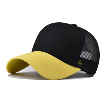 Baseball Cap Adult Net cap Hat Pure color Unisex Summer hat Breathable hat No pattern shade Spring Autumn Cap Hip Hop Fitted Cap