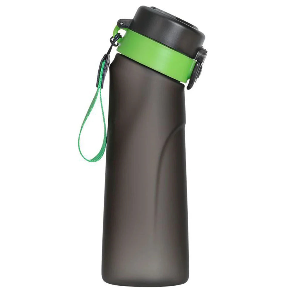 650ML Flavored Water Bottle Sports Drinking Bottle Fruit Fragrance Pods Water Cups for Outdoor Camping Gym Fitness Bottles