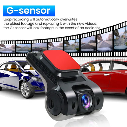 ADAS Car Dash Cam 170 Degree Wide Angle Car Front Camera Video Recorder Dashcam USB For Android DVR Auto Recorder Night Version