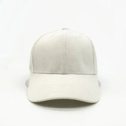 Adult solid acrylic baseball cap Curved visor hats Men women casual plain trucker cap Adjustable sun hats casquette  Dad hats