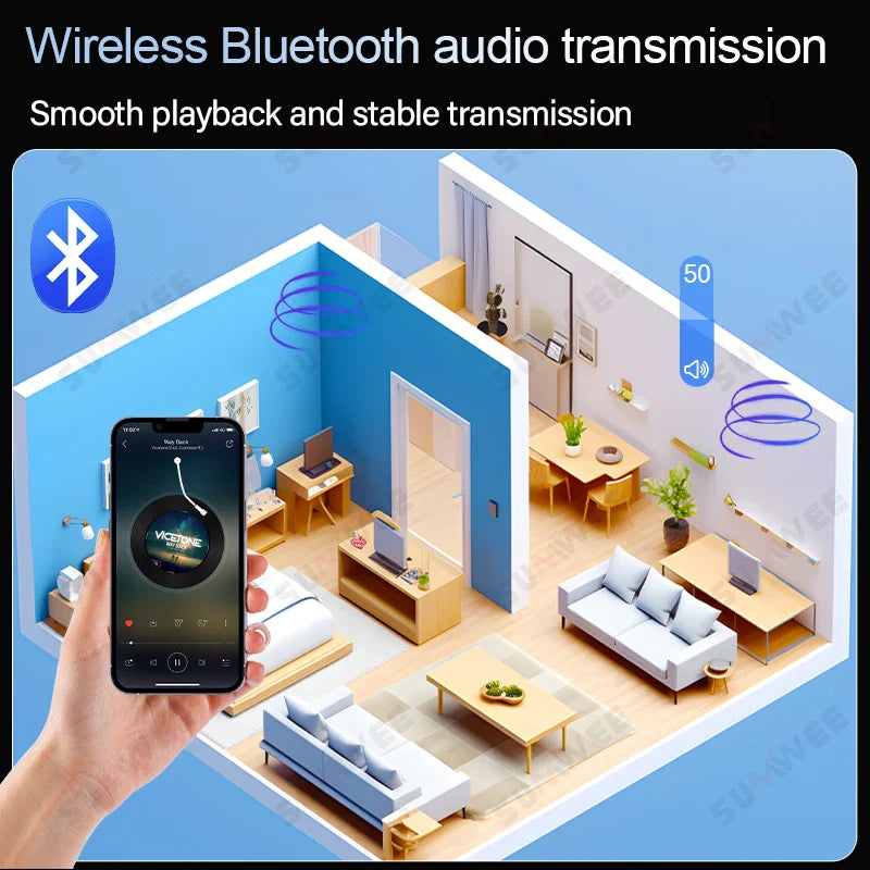 86 type touch screen Home Theater Sound System bluetooths TF AUX audio  in wall power amplifier Fm Radio Background music player