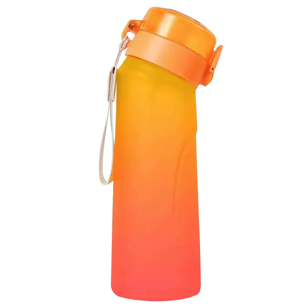 650ML Flavored Water Bottle Sports Drinking Bottle Fruit Fragrance Pods Water Cups for Outdoor Camping Gym Fitness Bottles
