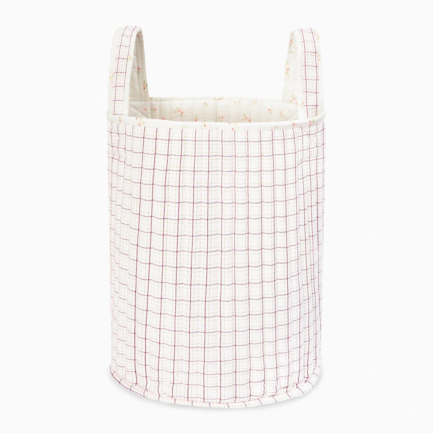 Avery Row Large Quilted Storage Basket - Anemone