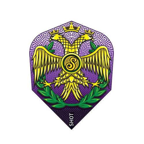 SHOT Roman Empire Caesar Dart Flights - 100 Micron Standard Small