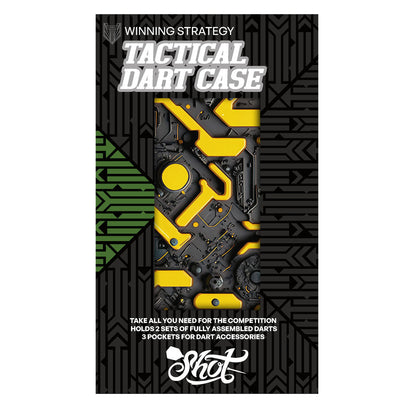 SHOT - TACTICAL DARTS CASE - TWO SET DART WALLET - AI CYBERPUNK