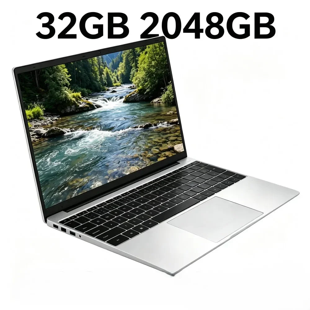2026LENO 14.1 Inch Laptop Intel i9-9880H 32GB RAM 2TB SSD 1920*1080 FHD Display Windows 11 Gaming Office Study Portable Notebook