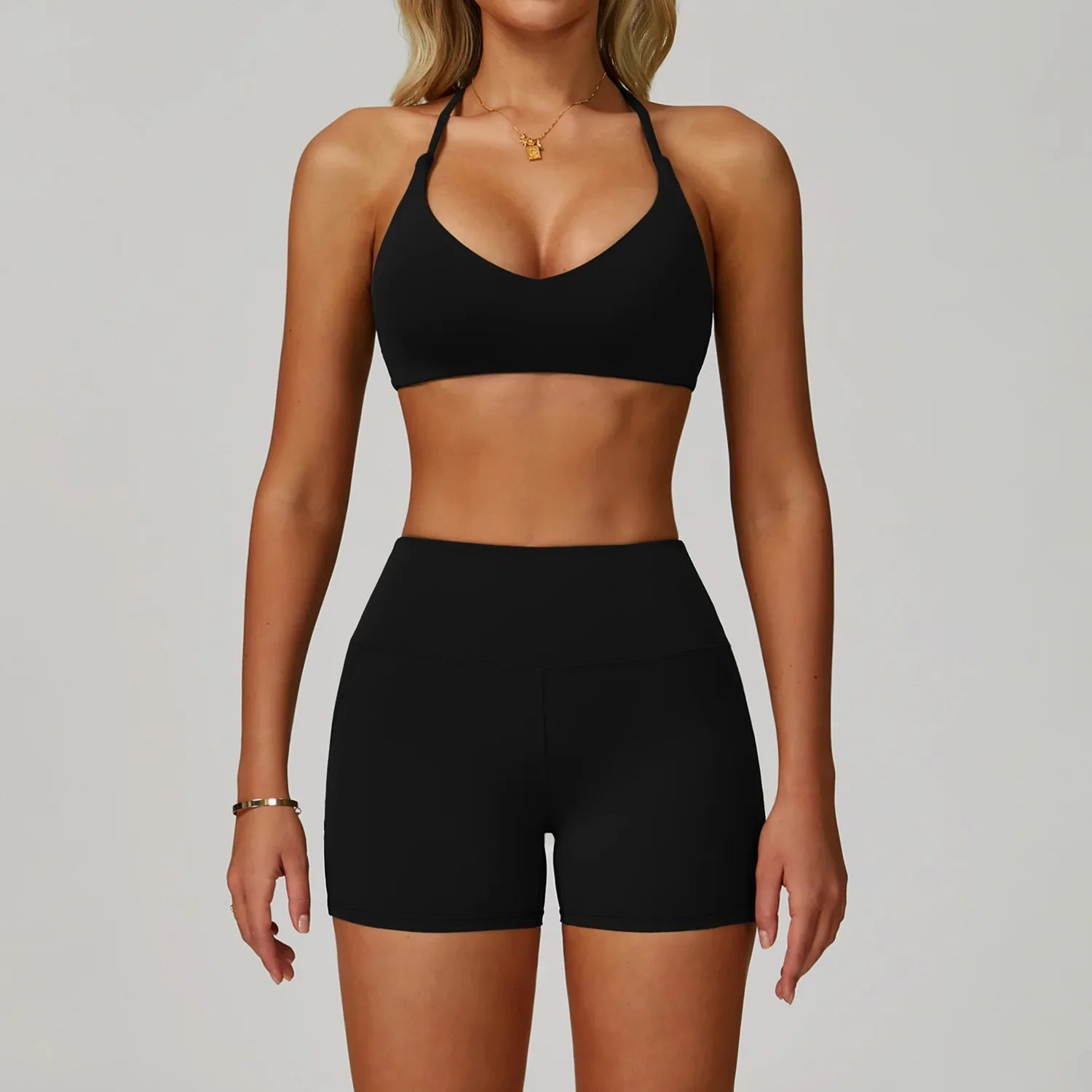 2Pcs Sets Women's Tracksuit Fitness Clothes Yoga Sets Sportswear Workout Bra High Waist Leggings Set Gym Clothing Sports Suits