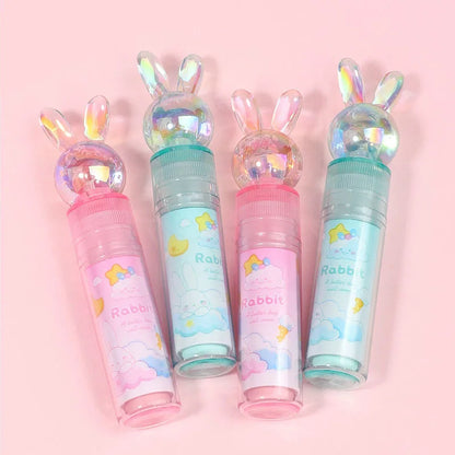 1 Piece Cute Kawaii Crystal Rabbit Lipstick Rubber Stationery School Office Supply Creative Novelty Pencil Eraser Novelty Pretty