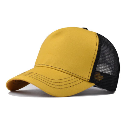 Baseball Cap Adult Net cap Hat Pure color Unisex Summer hat Breathable hat No pattern shade Spring Autumn Cap Hip Hop Fitted Cap