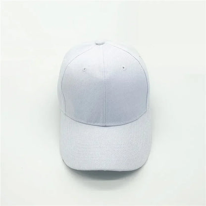 Adult solid acrylic baseball cap Curved visor hats Men women casual plain trucker cap Adjustable sun hats casquette  Dad hats
