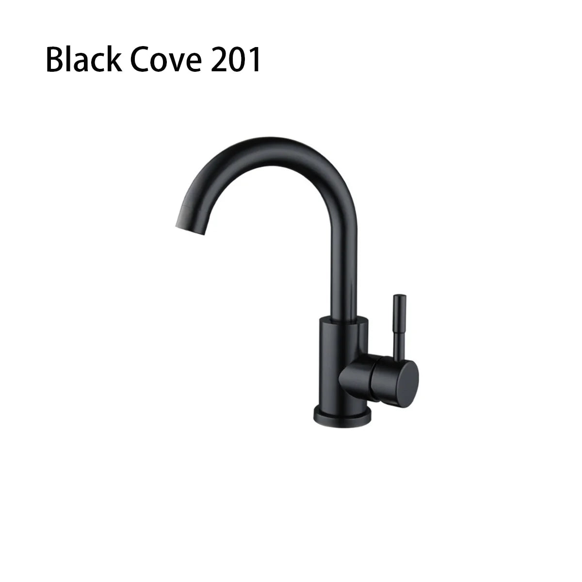 Bathroom Basin Faucet 304 Stainless Steel Hot Cold Wash Mixer Crane Tap 360 Rotation Sink Faucets Single Lever Tap For Bathroom