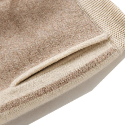 Autumn Winter Woman's Pants Fashion Pencil Pants 100% Merino Wool Knit Long Trouser Elastic Mid-Waist Patchwrok Full Length Pant