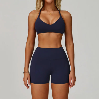 2Pcs Sets Women's Tracksuit Fitness Clothes Yoga Sets Sportswear Workout Bra High Waist Leggings Set Gym Clothing Sports Suits