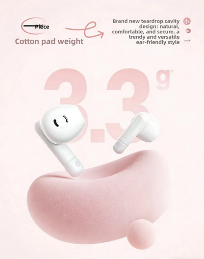 Baseus Bass BS2 Lite True Wireless Earbuds Bluetooth 6.0 Semi-In-Ear-Kopfhörer 2-Mikrofon AI ENC 40H Spielzeit IP55 SuperBass Oh