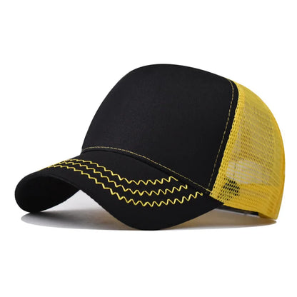 Baseball Cap Adult Net cap Hat Pure color Unisex Summer hat Breathable hat No pattern shade Spring Autumn Cap Hip Hop Fitted Cap
