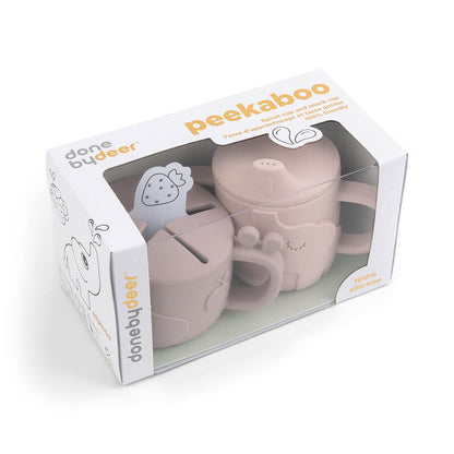 Done by Deer Friends Silicone Spout Cup & Snack Cup Set