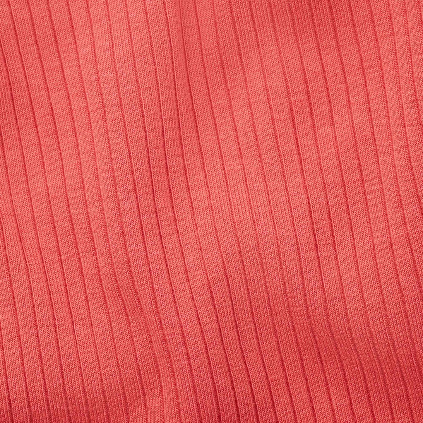 Coral Ribbed Leggings