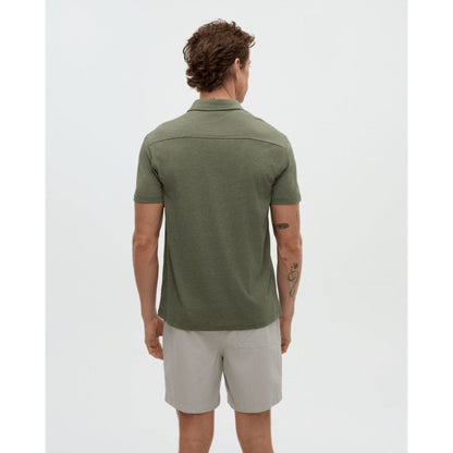 TENTREE - HAWTHORN SHIRT | Deep Olive Heather