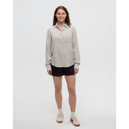 TENTREE - SLOAN SHIRT | Clay/Railroad Stripe