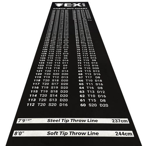 TEX - Heavy Duty Printed Check Out Dart Mat