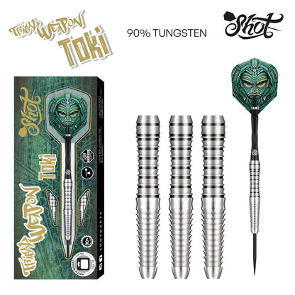 SHOT - Tribal Weapon TOKI Darts - 90% Tungsten - 26g