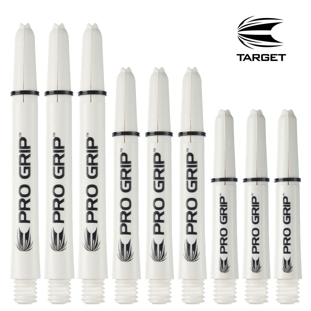 Target Pro Grip Ring Lock Shafts - White