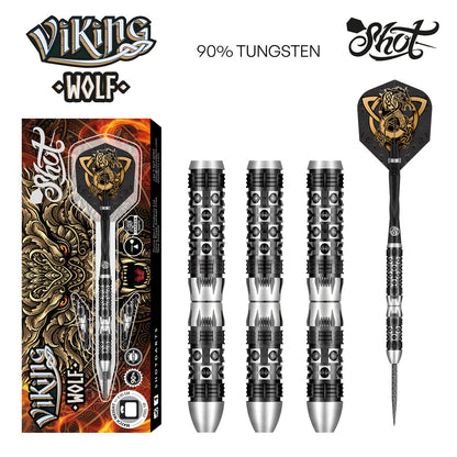 SHOT - VIKING WOLF Dart Set - 90% TUNGSTEN - 25g