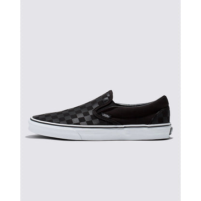 VANS - CLASSIC SLIP-ON CHECKERBOARD | BLACK/BLACK