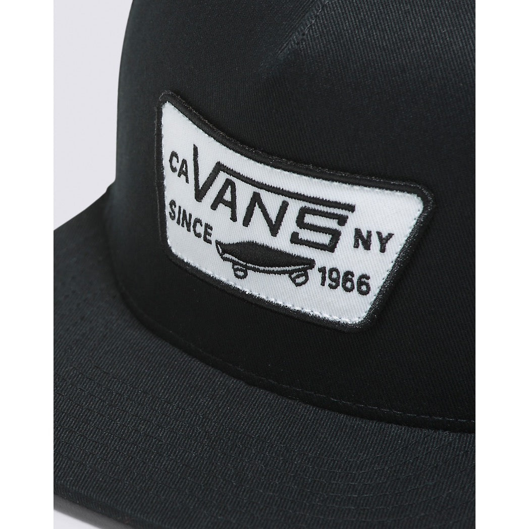 VANS - FULL PATCH SNAPBACK | TRUE BLACK