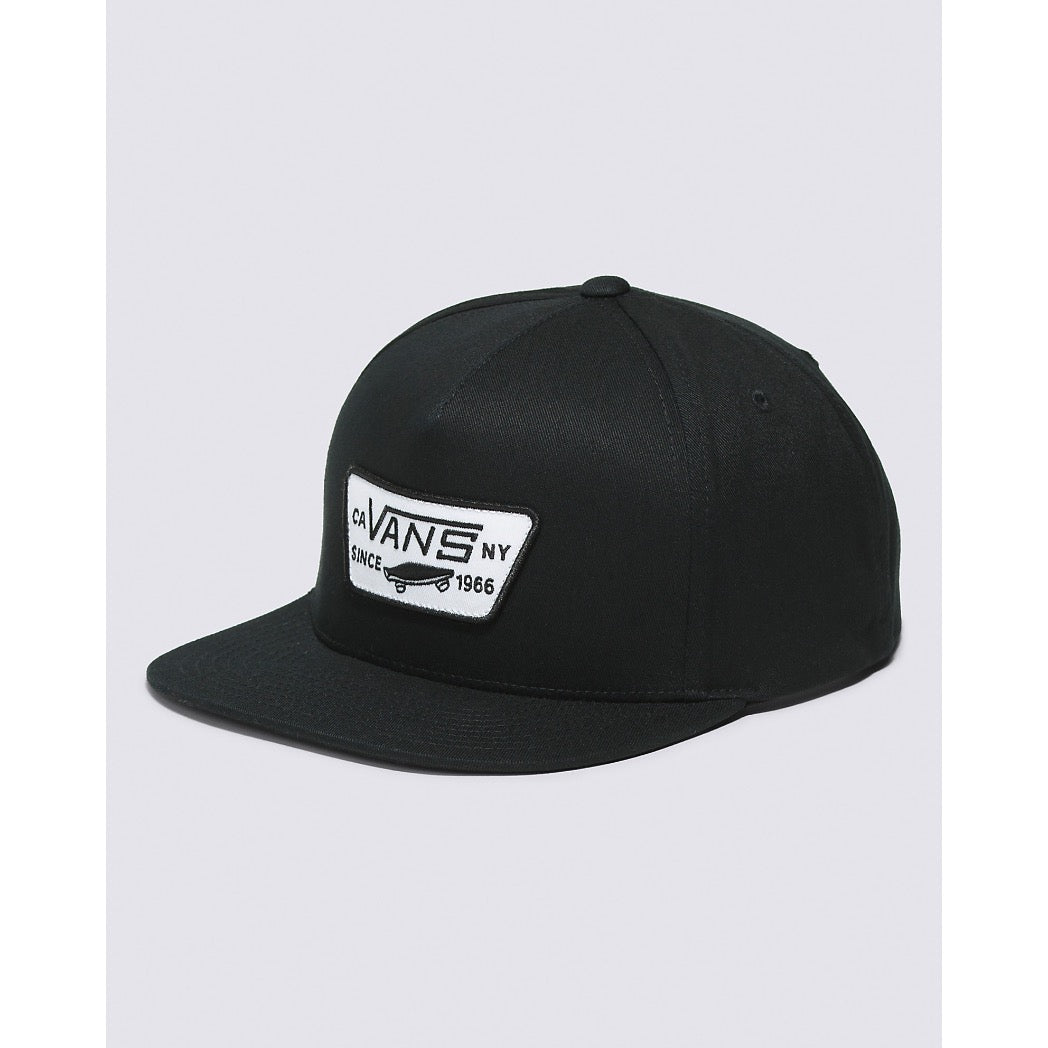 VANS - FULL PATCH SNAPBACK | TRUE BLACK