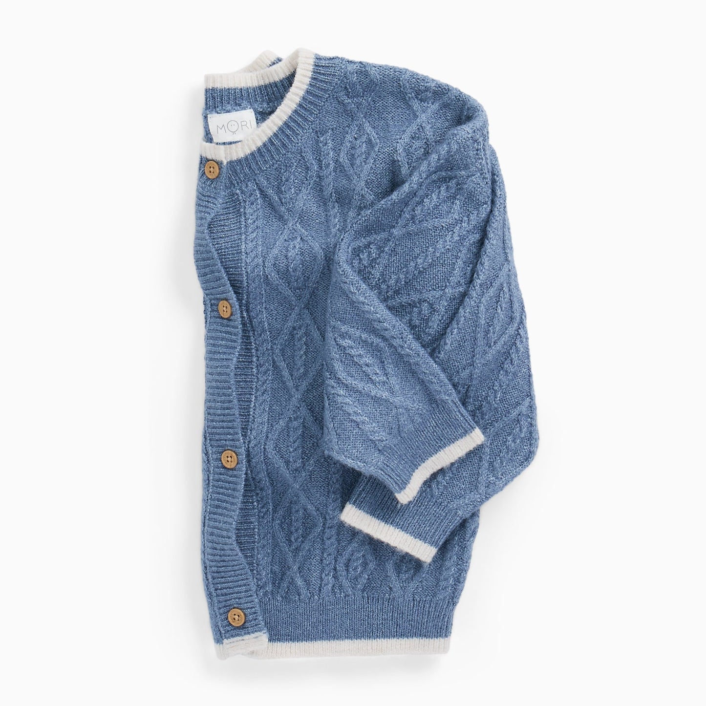 Blue Chunky Cardigan